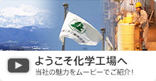 ようこそ化学工場へ［当社の魅力をムービーでご紹介！］